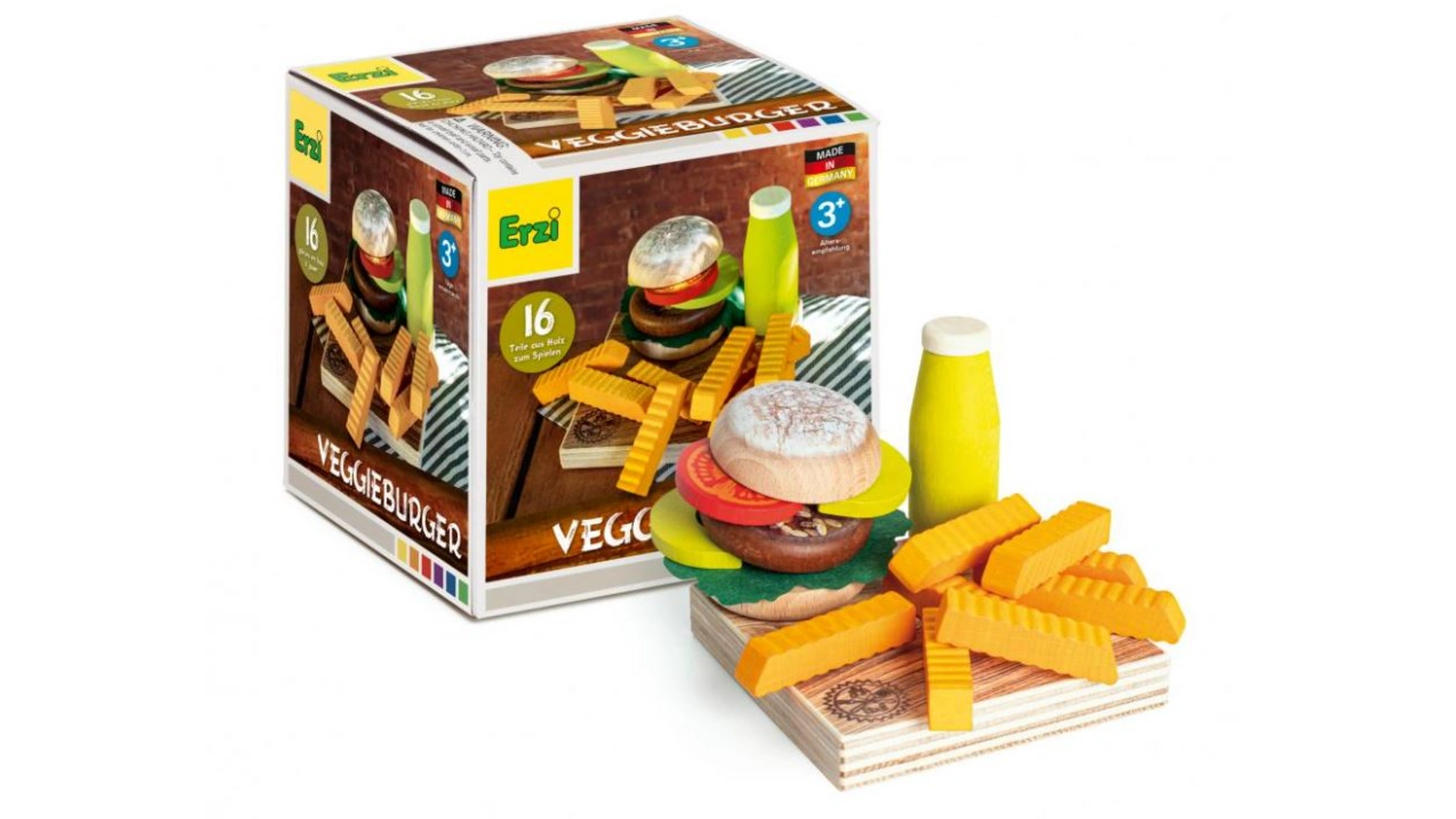 Erzi Сортировка вегетарианских бургеров, магазин детских продуктов и игровых кухонных принадлежностей
