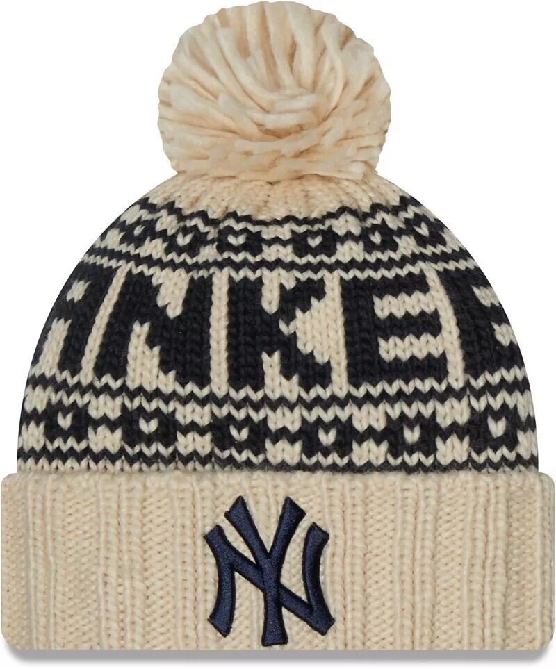 

Женская коричневая спортивная шапка New Era New York Yankees