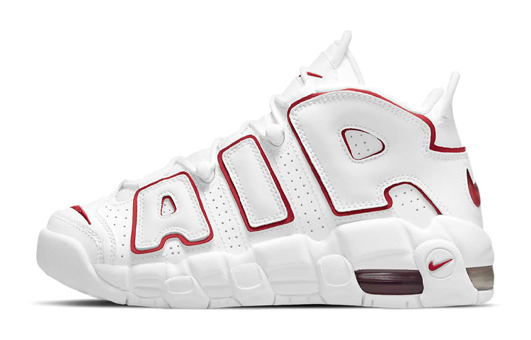 

Кроссовки баскетбольные Nike Air More Uptempo Vintage White Varsity Red Outline GS