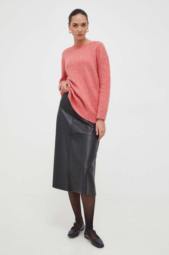 

Свитер из смесовой шерсти Weekend Max Mara, розовый