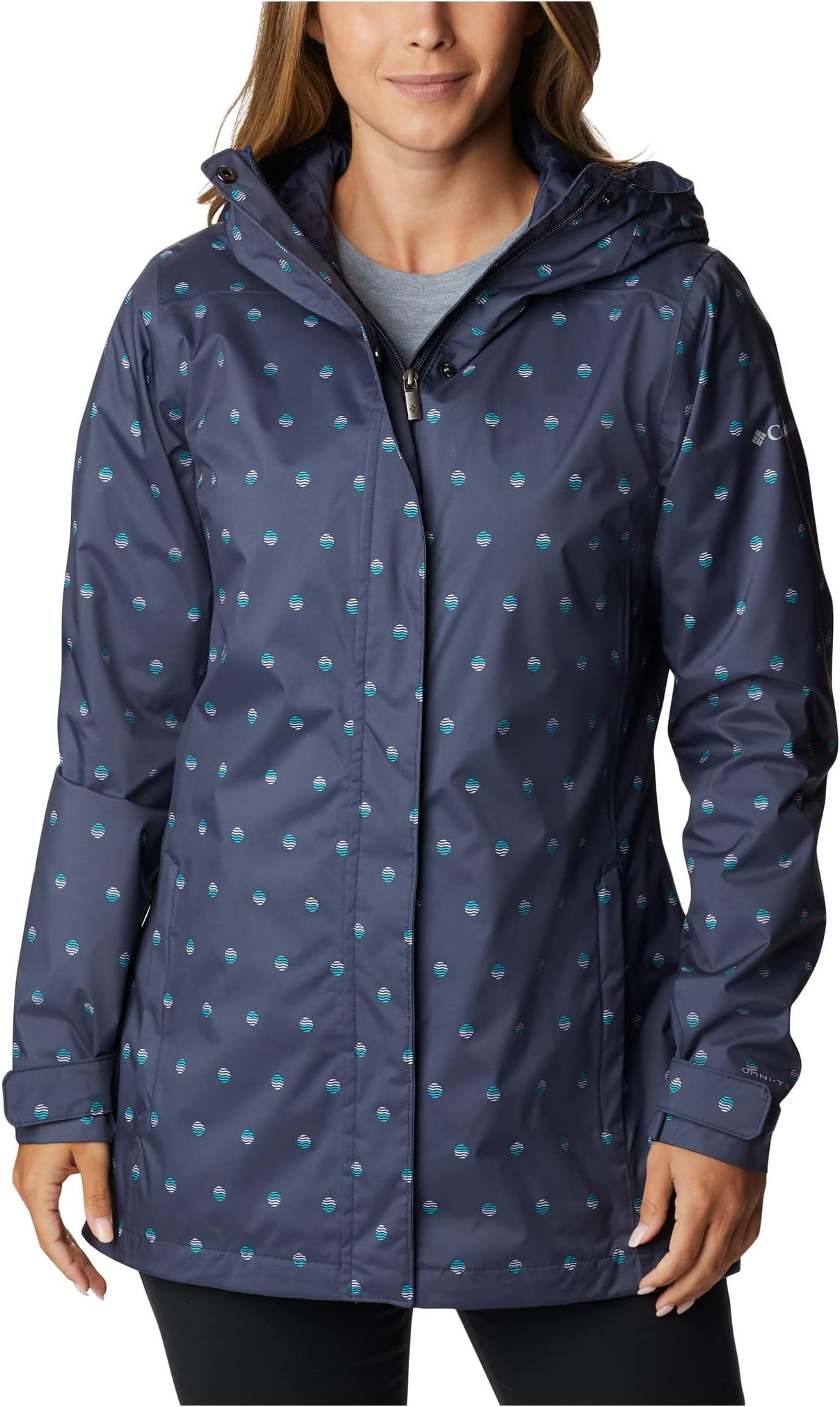 

Дождевик Splash A Little II Columbia, цвет Nocturnal Swell Dots Print