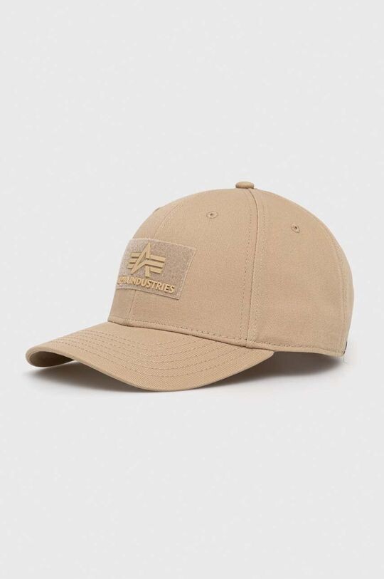 

Хлопковая шапка Alpha Industries, бежевый