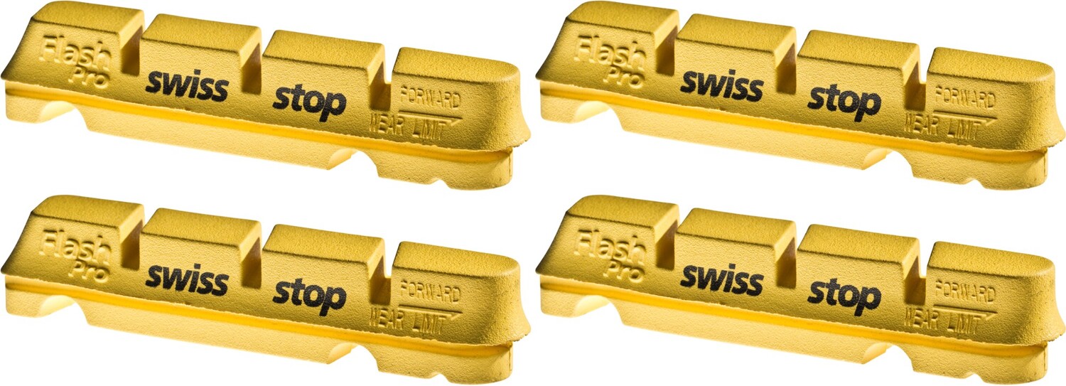 

Тормозные колодки FlashPro Yellow King Rim — упаковка из 4 шт. SwissStop