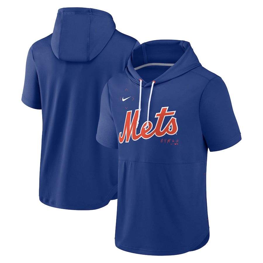 

Пуловер с капюшоном Nike New York Mets, роял