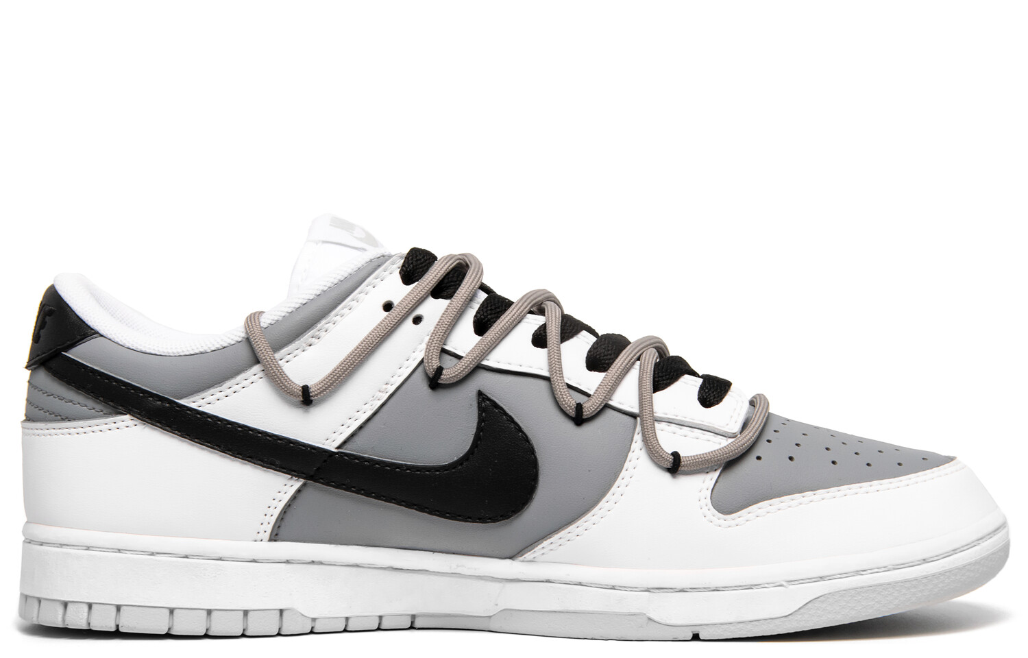 

Кроссовки Nike Dunk Skateboard Shoes Women's Low-Top Gray White