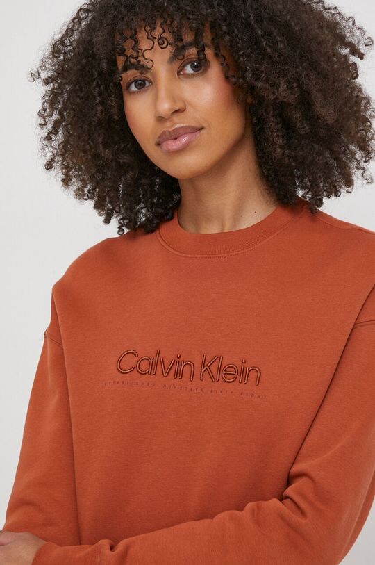 

Толстовка Calvin Klein, оранжевый