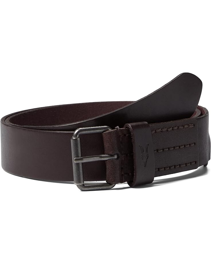 

Ремень AllSaints 38 mm Ring Belt, Turned Back Tab Detail, цвет Bitter Brown