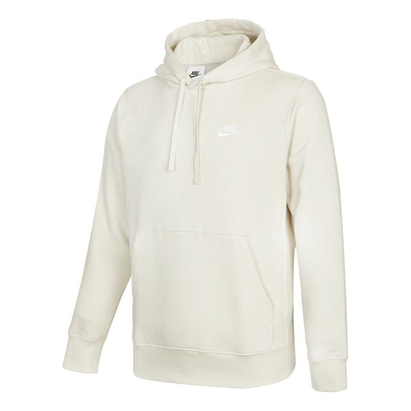 Толстовка Nike Sportswear Club Fleece Stay Warm Pullover hooded Sports White Ivory, цвет ivory