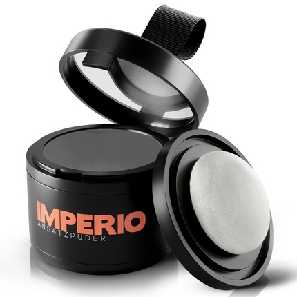 IMPERIO Root Powder Concealer для утолщения волос для женщин и мужчин, водостойкий макияж для скрытия корней, 4 г, темно-серый