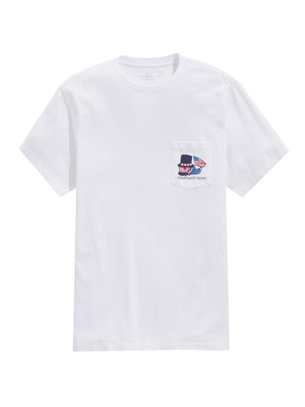 

Футболка Abe Lincoln с китом Vineyard Vines, белый