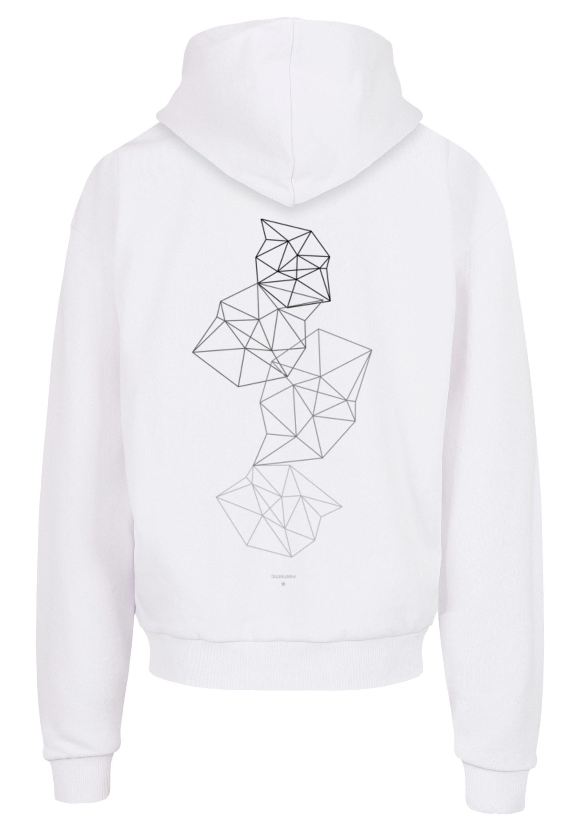 Пуловер F4NT4STIC Ultra Heavy Hoodie Geometrics Abstract, белый