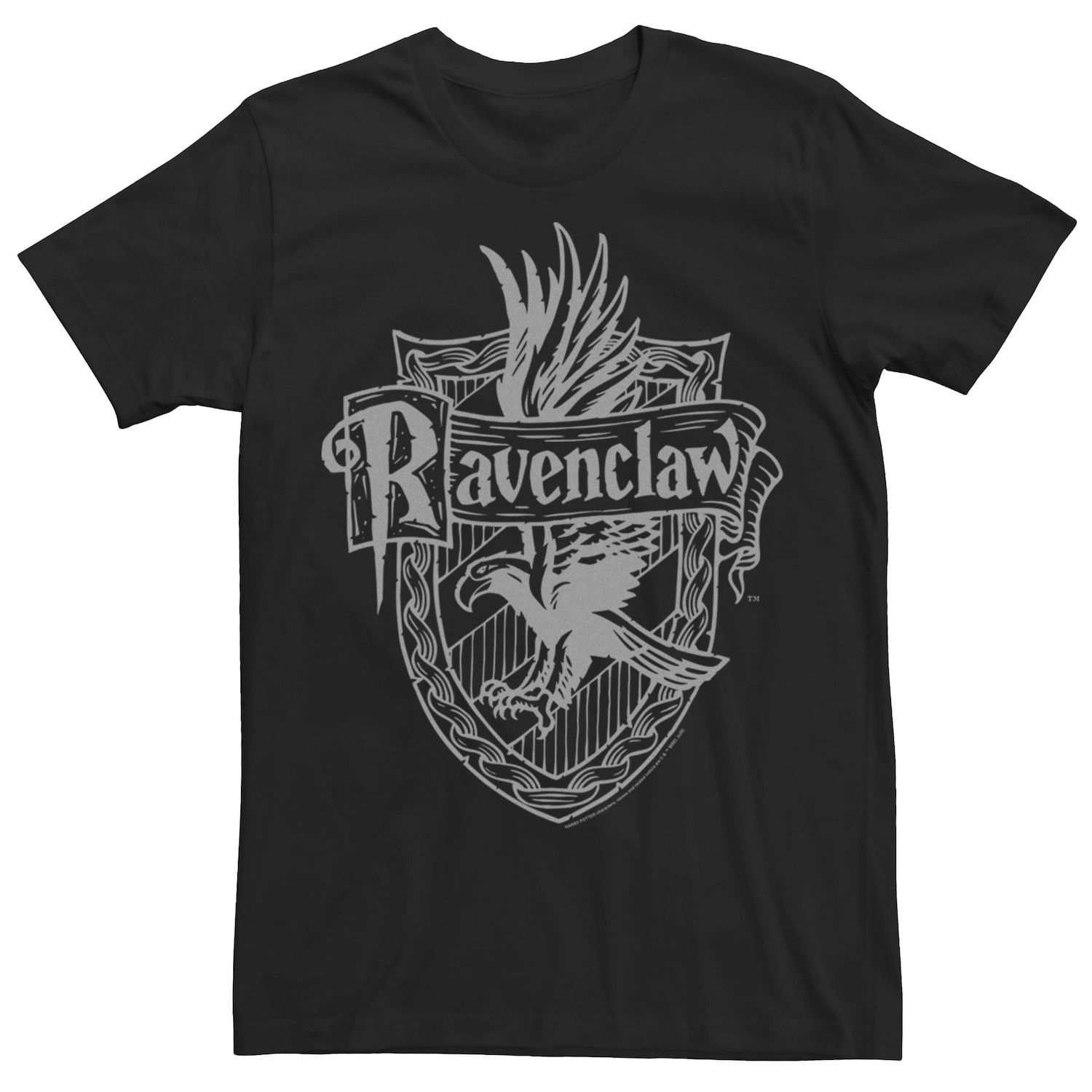 Мужская футболка с гербом «Гарри Поттер Равенкло», Черная Licensed Character, черный фляжка с гербом черная