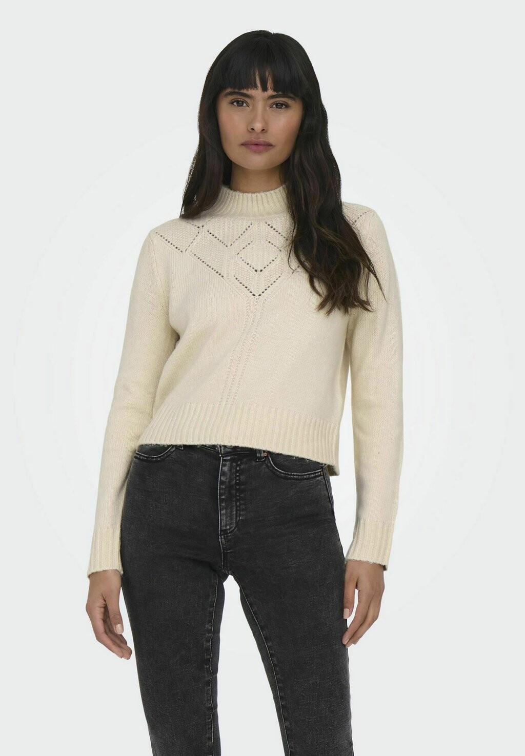 

Свитшот ONLY ONLALLIE, цвет whitecap gray