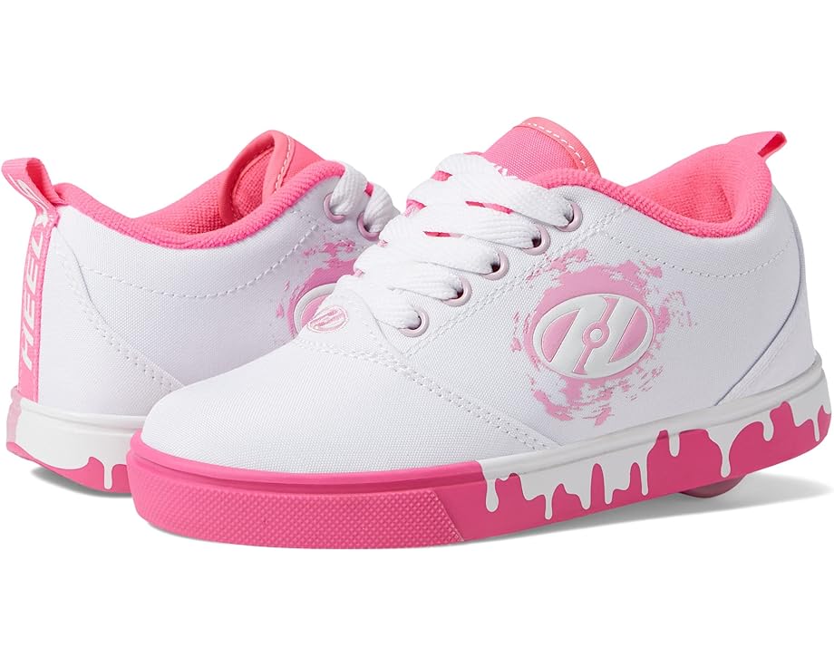 Кроссовки Heelys Pro 20 Drips, цвет White/Pink/Neon Pink