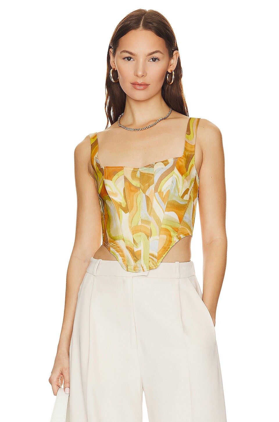 

Бюстье Bardot Tiani Corset, цвет Yellow Swirl