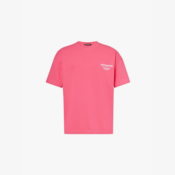 

Футболка Cole buxton x selfridges с круглым вырезом из хлопкового джерси Cole Buxton, розовый