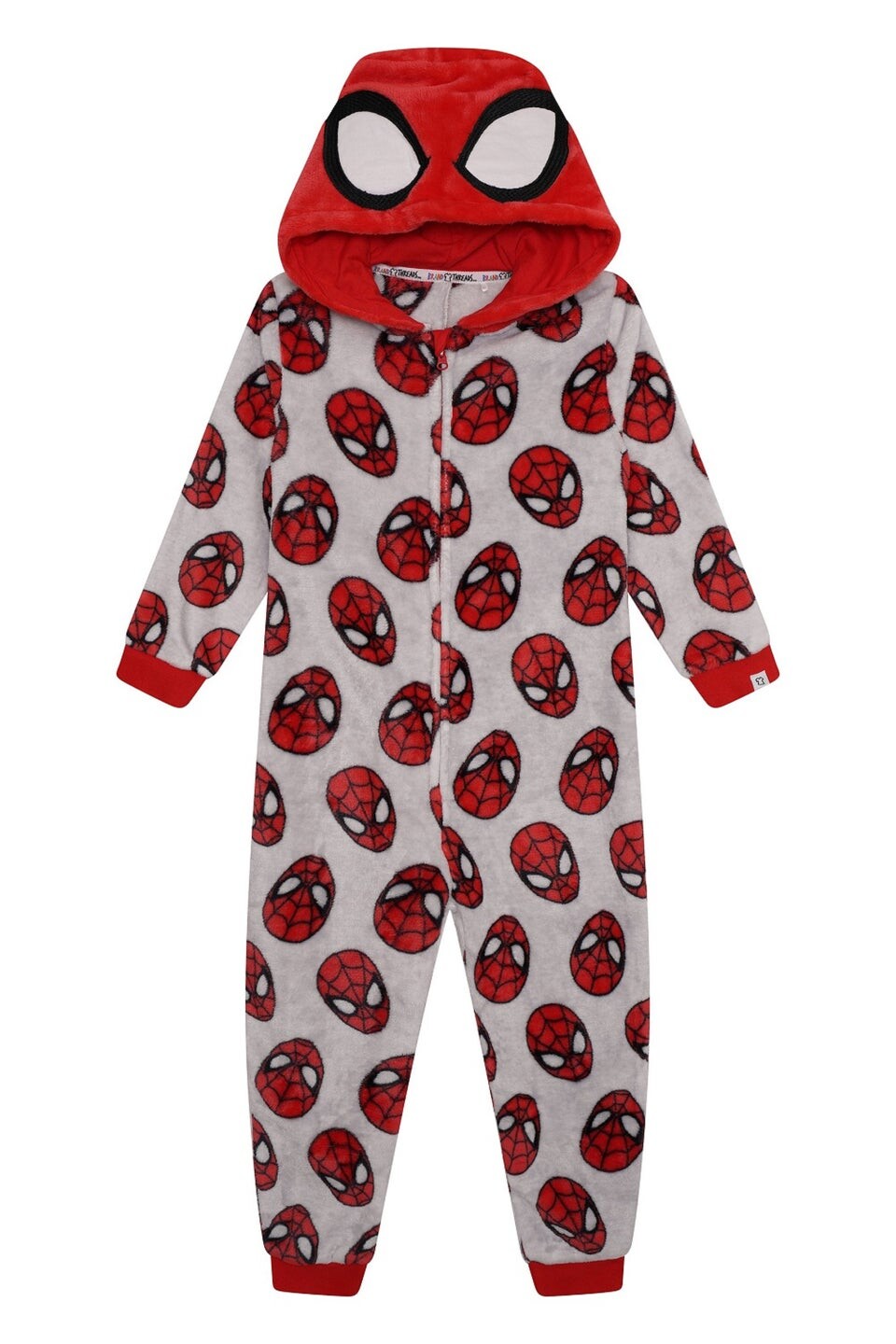 

Детский комбинезон с изображением Человека-паука Brand Threads Marvel, серебрянный