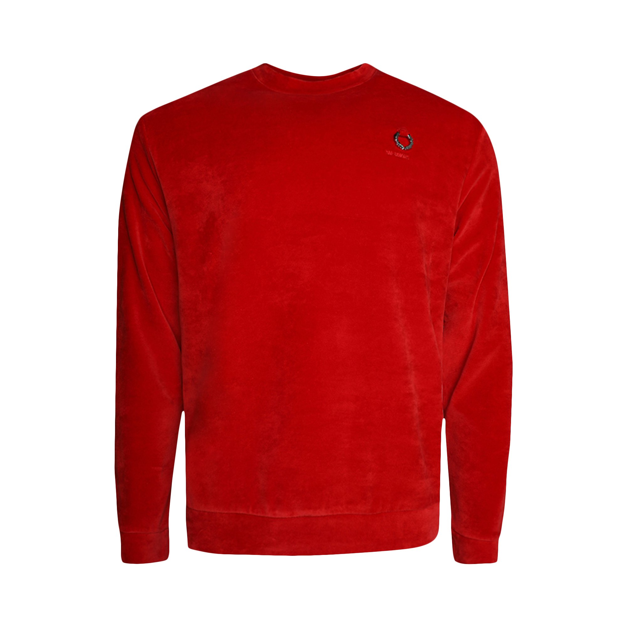 Велюровый свитшот Fred Perry x Raf Simons Goji Berry