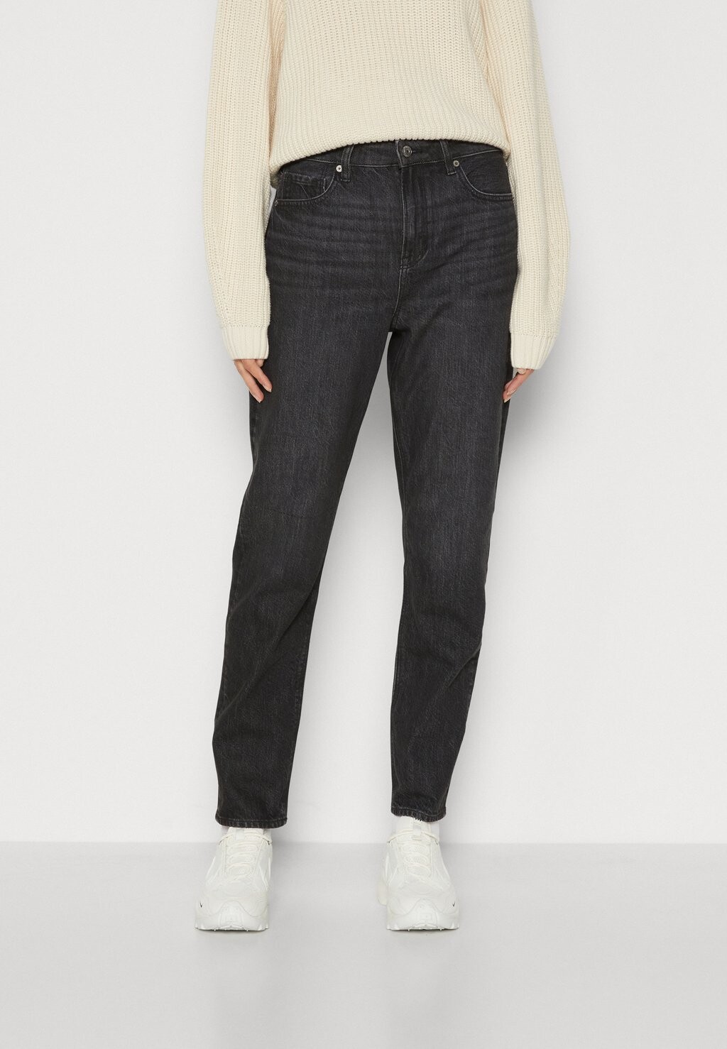 

Джинсы свободного кроя MOM JEANS American Eagle, черный
