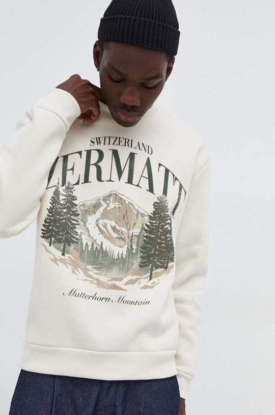 

Компания Холлистер толстовка с капюшоном Hollister Co., бежевый