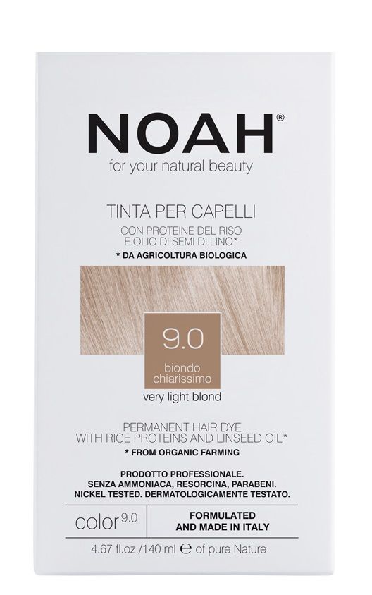 Noah 9.0 Very Light Blond краска для волос, 1 шт. натуральная стойкая безаммиачная краска 5 0 светло коричневый noah 140 мл