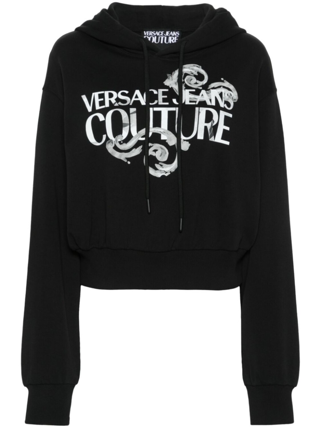 

Versace Jeans Couture худи с логотипом Watercolour Couture, черный