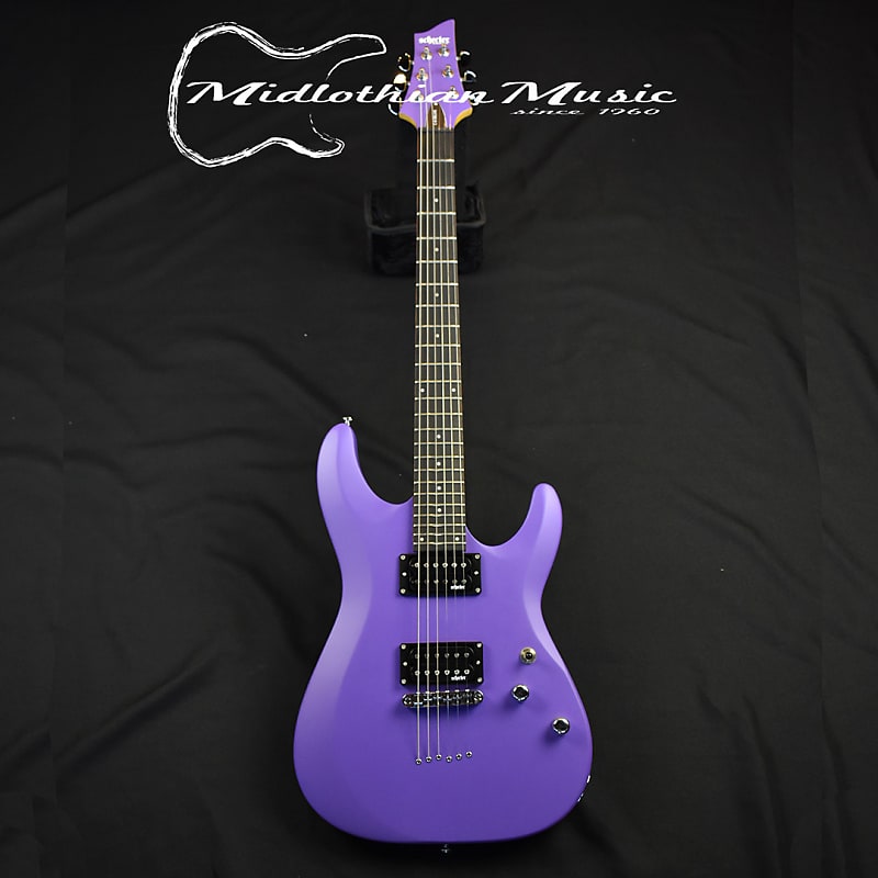 Электрогитара Schecter C-6 Deluxe Electric Guitar - Satin Purple Finish электрогитара schecter c 6 deluxe satin dark purple