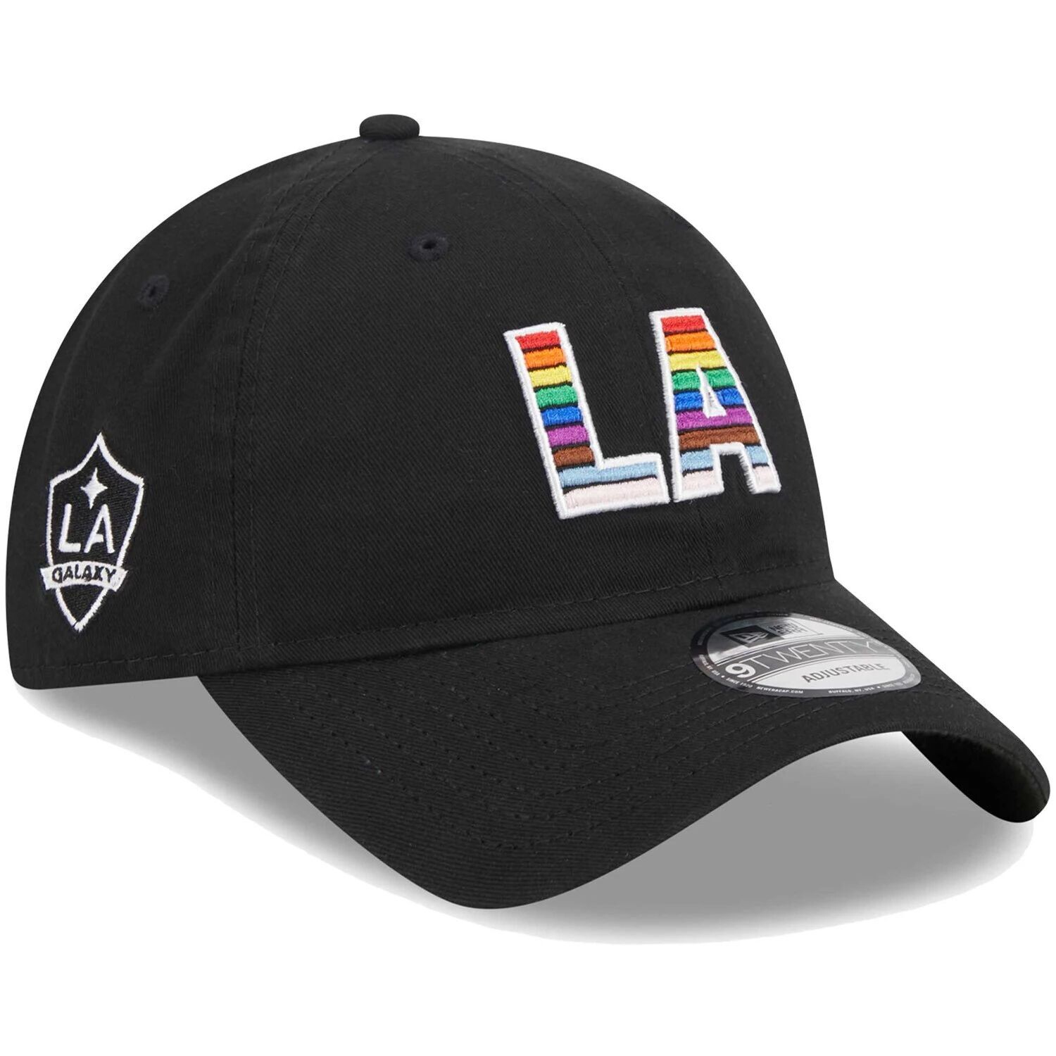 

Мужская регулируемая шапка New Era Black LA Galaxy Pride 9TWENTY