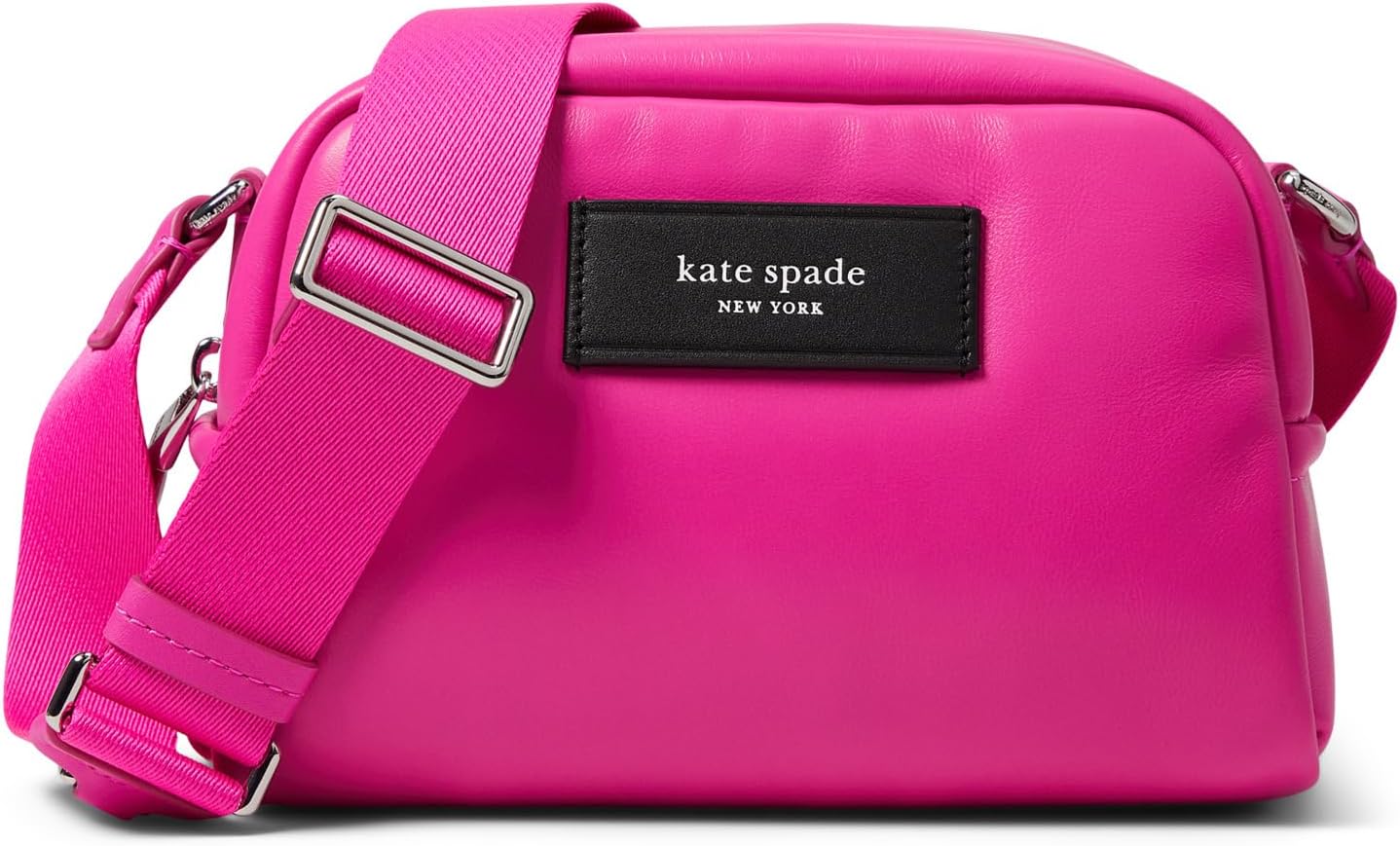 

Сумка кросс-боди Kate Spade New York Puffed Smooth Leather Small Crossbody, цвет Vivid Snapdragon