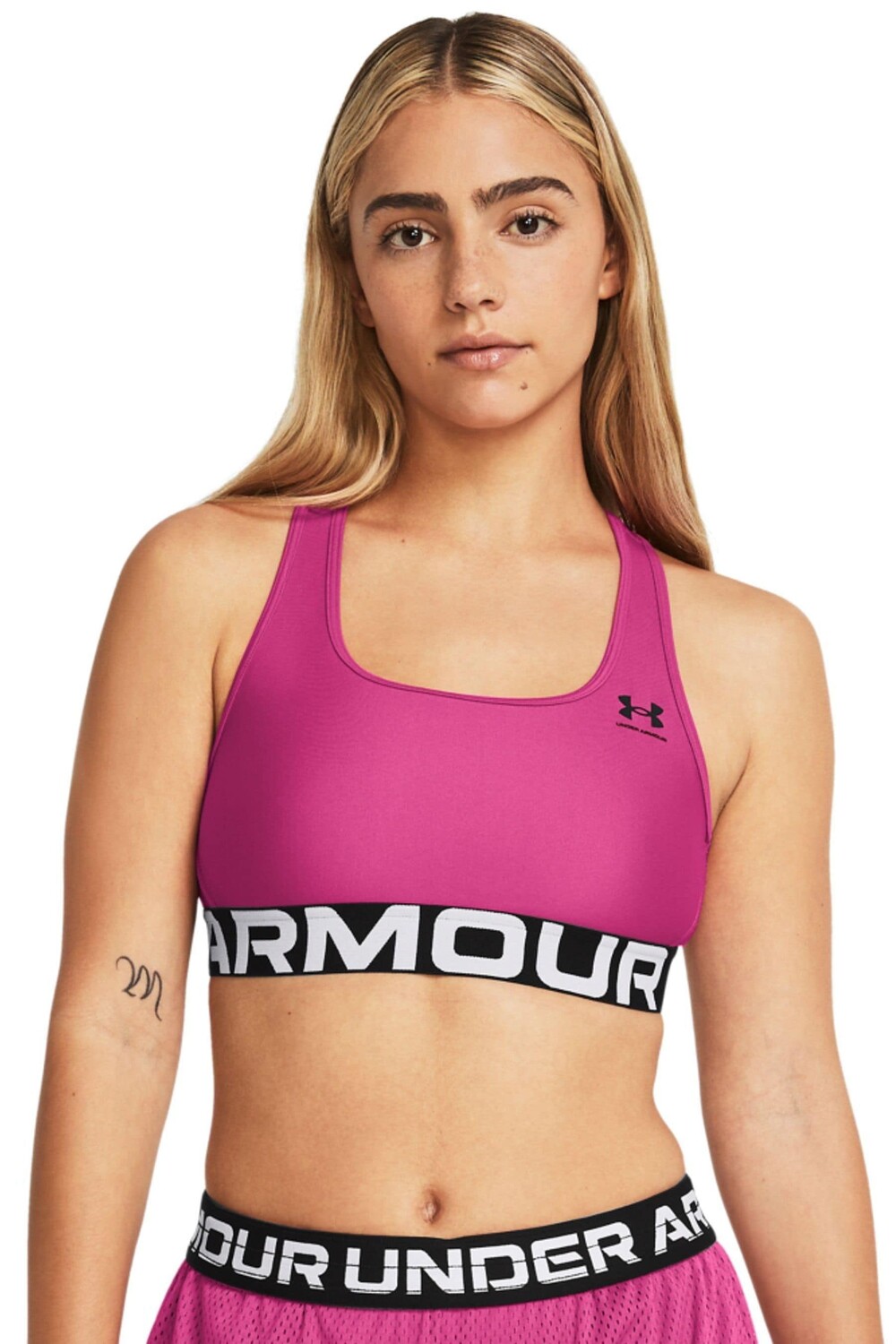 

Бюстгальтер средней длины Under Armour, розовый