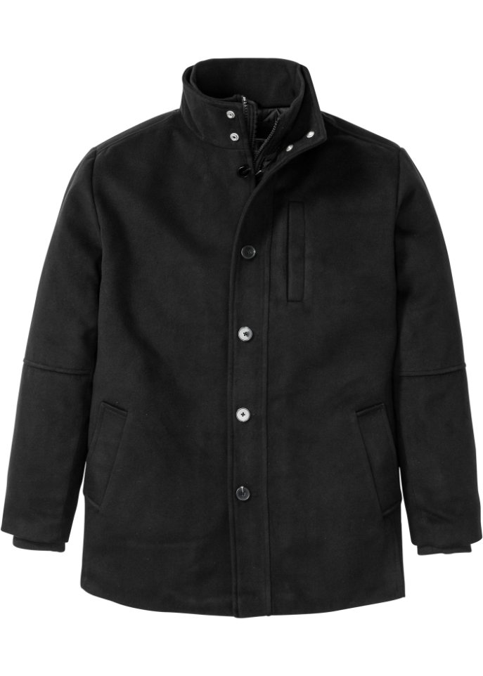 цена Уличная куртка из шерсти Bpc Selection, черный