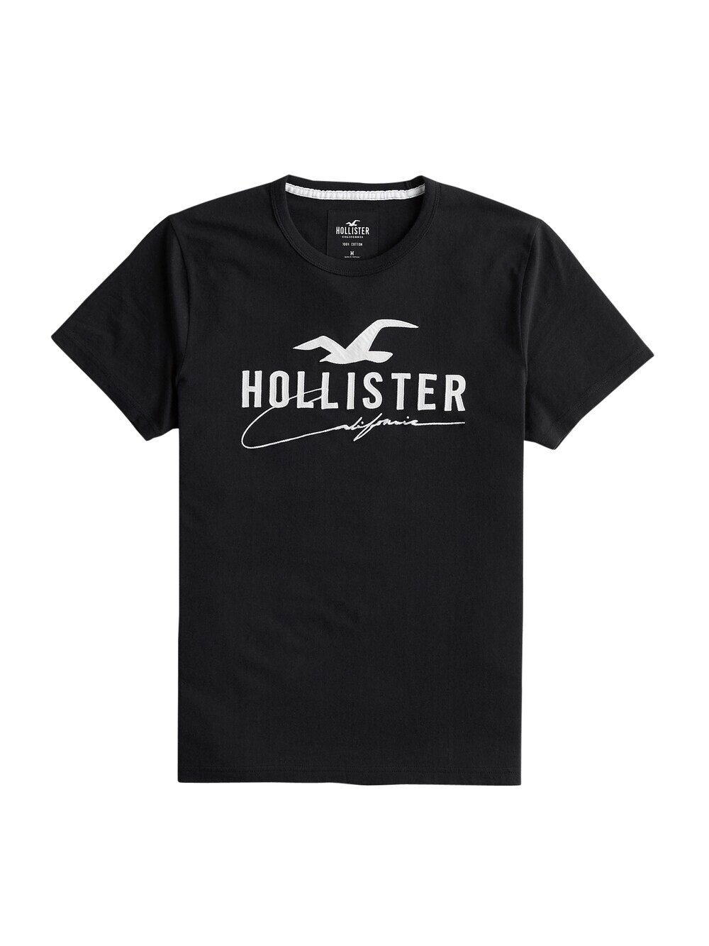 

Футболка стандартного кроя Hollister, черный