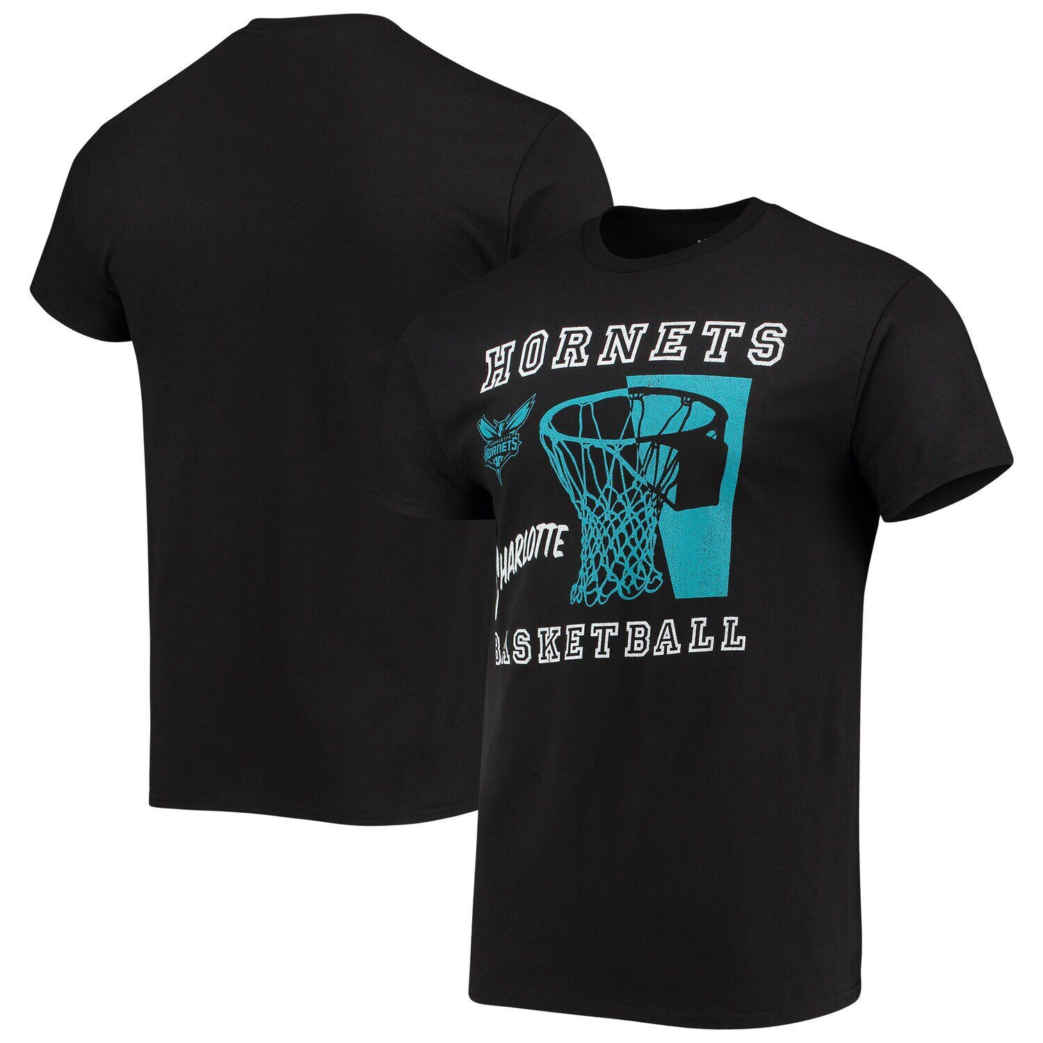 

Черная мужская футболка Junk Food Charlotte Hornets Slam Dunk