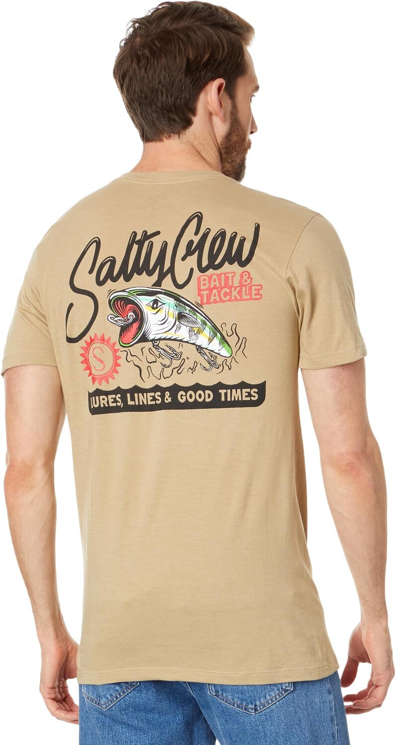 

Футболка Castoff с короткими рукавами Salty Crew, цвет Khaki Heather