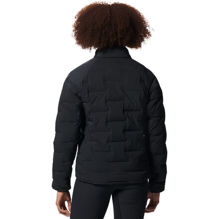 Куртка с высокими бедрами стрейч-даун женская Mountain Hardwear, черный