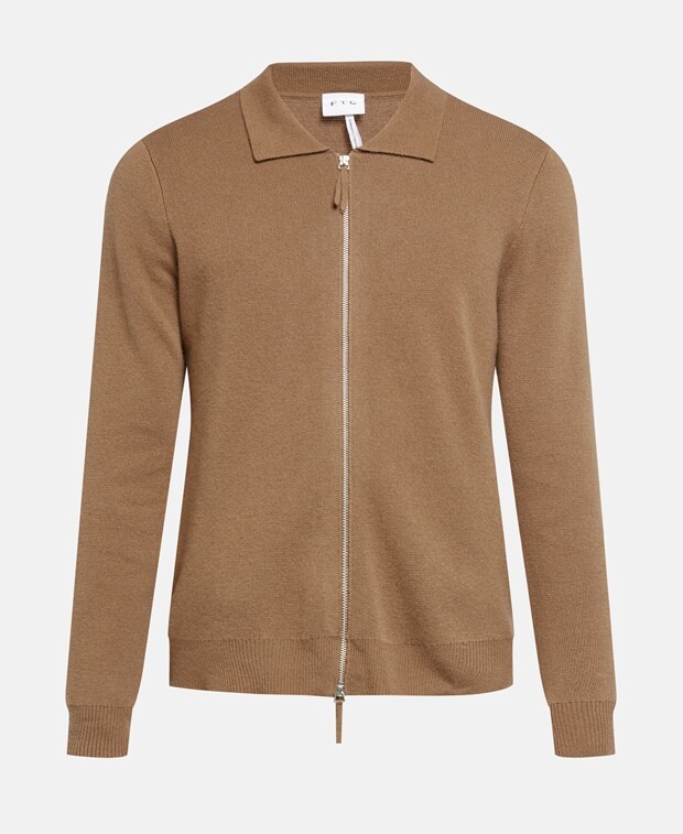 

Кашемировый кардиган FTC Cashmere, кофе