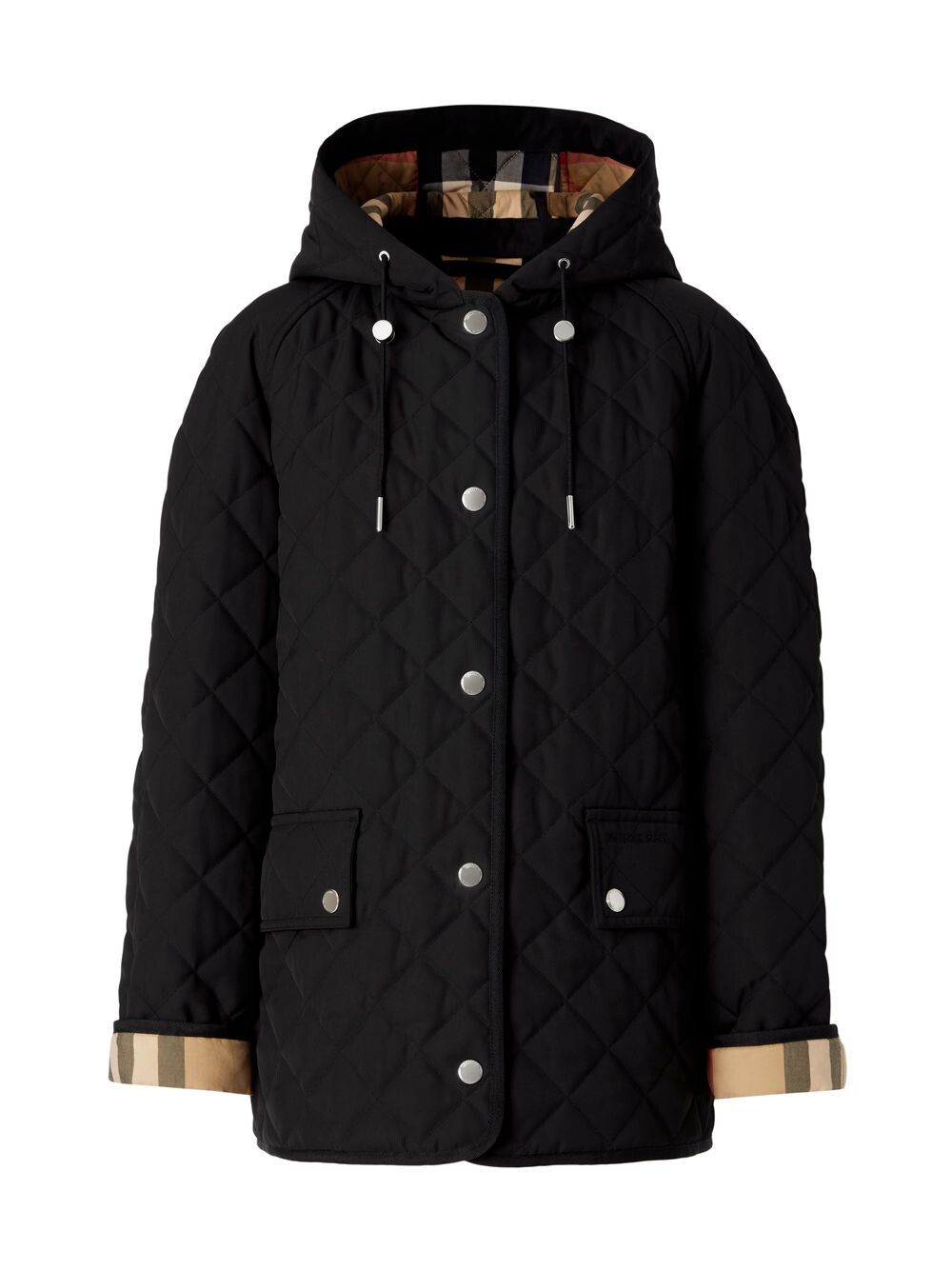 

Стеганая куртка Meddon Burberry, черный