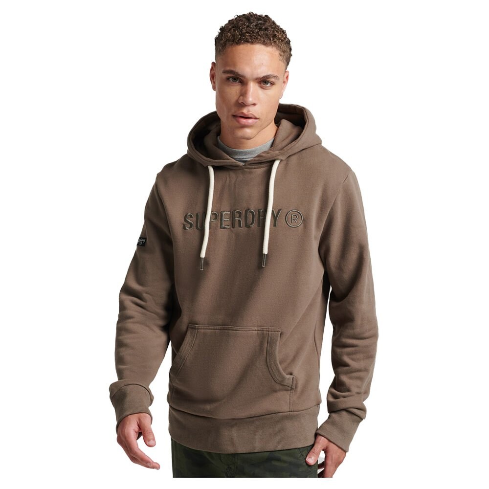 

Худи Superdry Vintage Corp Logo Work, зеленый