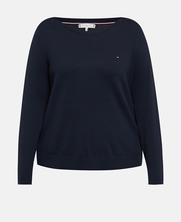 

Джемпер с длинными рукавами Tommy Hilfiger Curve, темно-синий