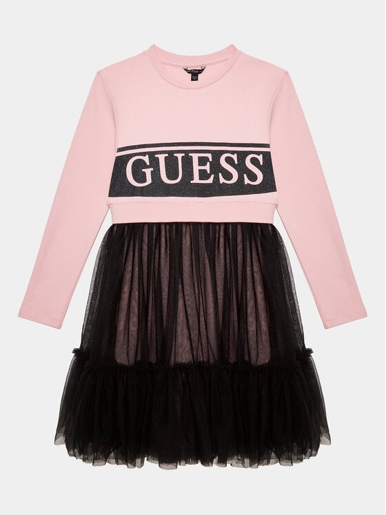 

Платье на каждый день, стандартного кроя Guess, розовый