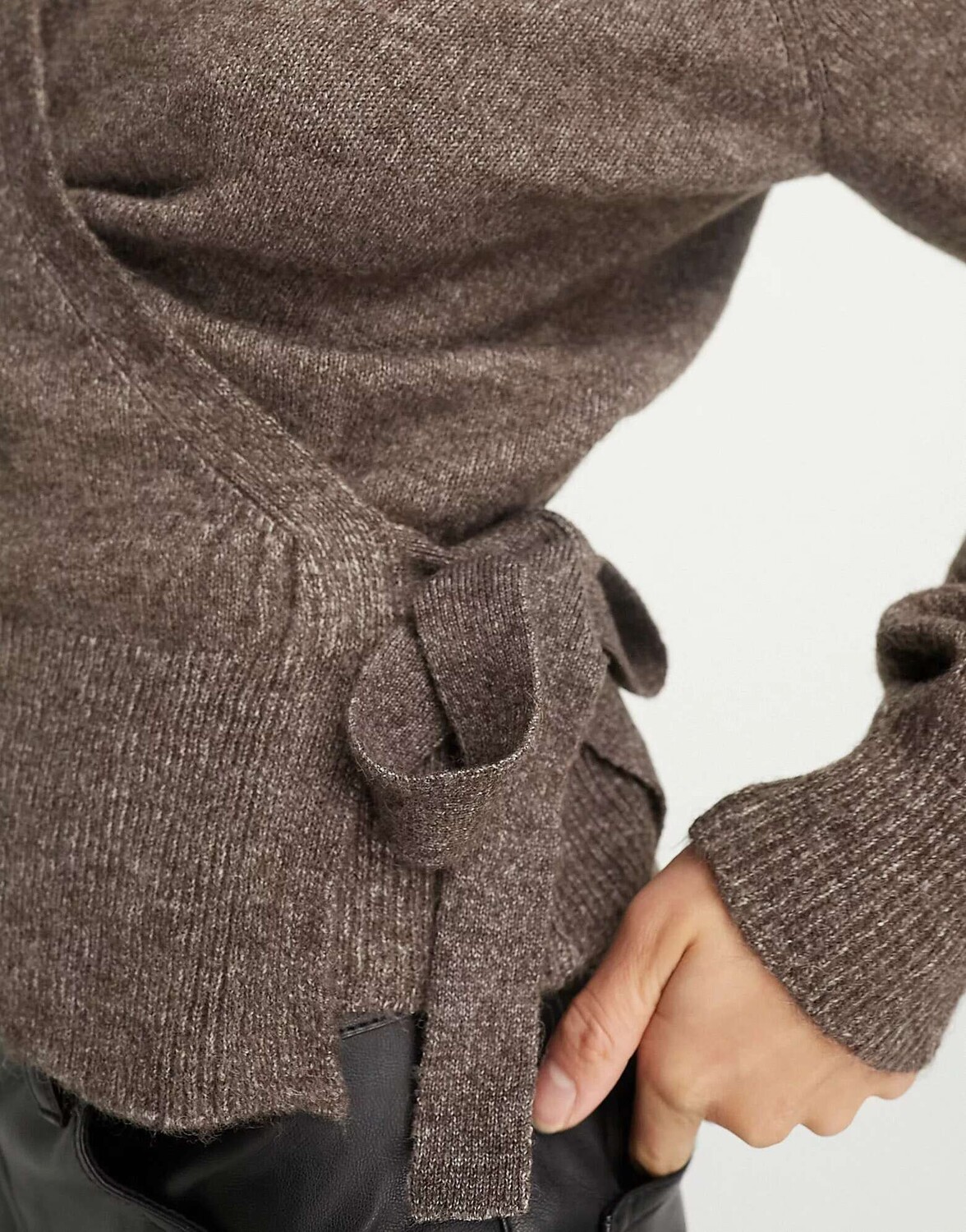 

Кардиган с запахом Vero Moda шоколадно-коричневого цвета, Коричневый
