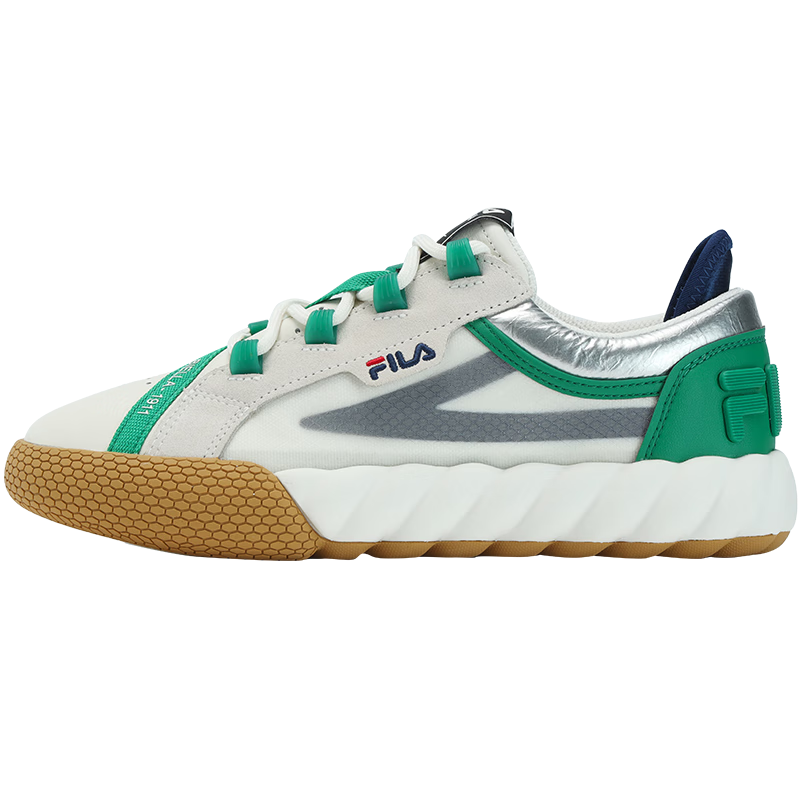 Кроссовки спортивные женские Fila Campo Pioneer для танцев, серый / зеленый мужские массивные кроссовки спортивная обувь повседневная обувь белый