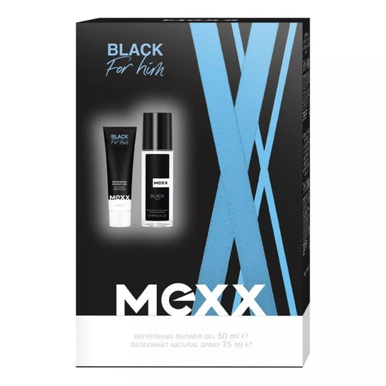 Подарочный набор косметики, 2 шт. Mexx, Black for Him