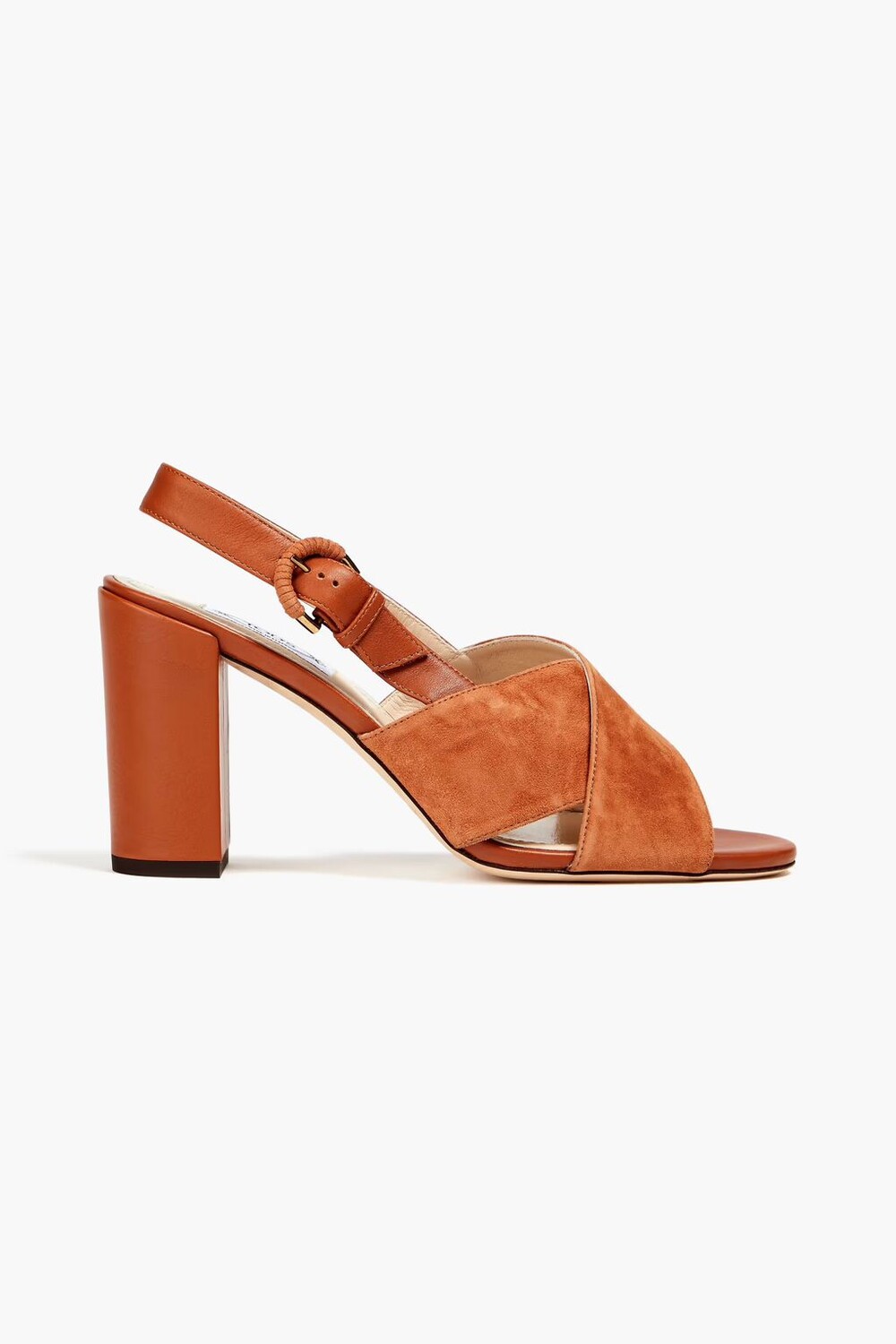 

Босоножки из замши и кожи с пяткой на пятке Tod'S, цвет Tan