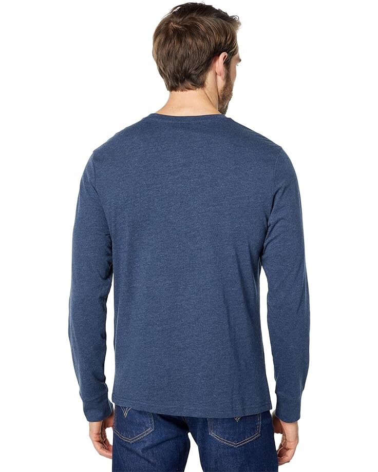 

Футболка U.S. POLO ASSN. Long Sleeve Crew Neck Tee, цвет Rinse Blue Heather