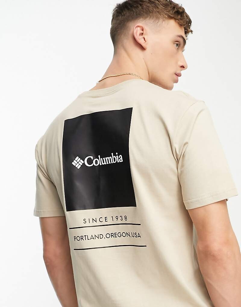

Бежевая футболка Columbia – Barton Springs –, эксклюзивно для ASOS