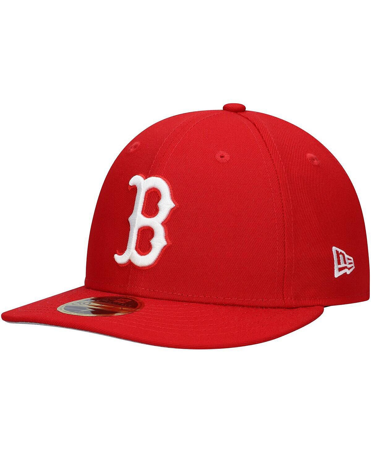 

Мужская приталенная шляпа Scarlet Boston Red Sox Low Profile 59FIFTY New Era