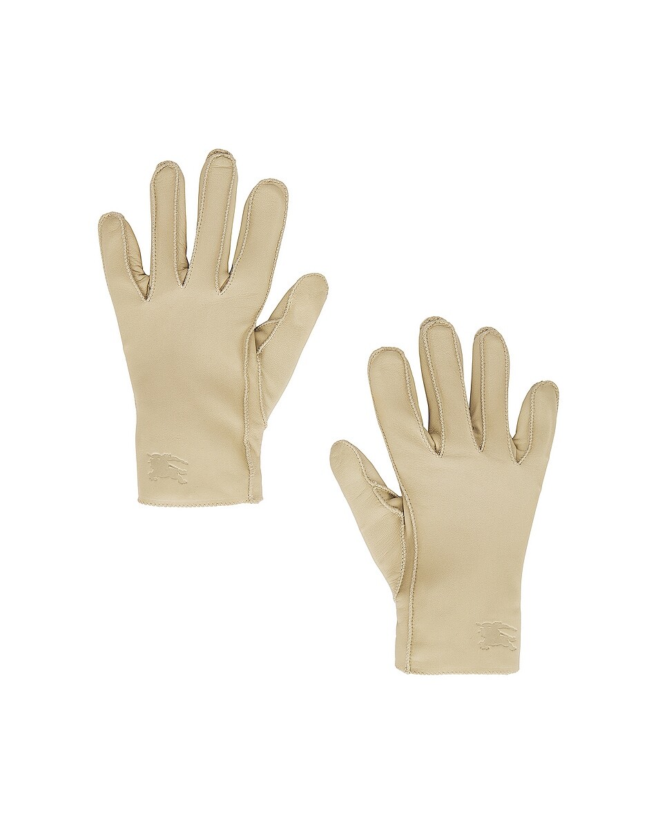 

Перчатки Burberry Plain Cold Weather Leather, цвет Hunter