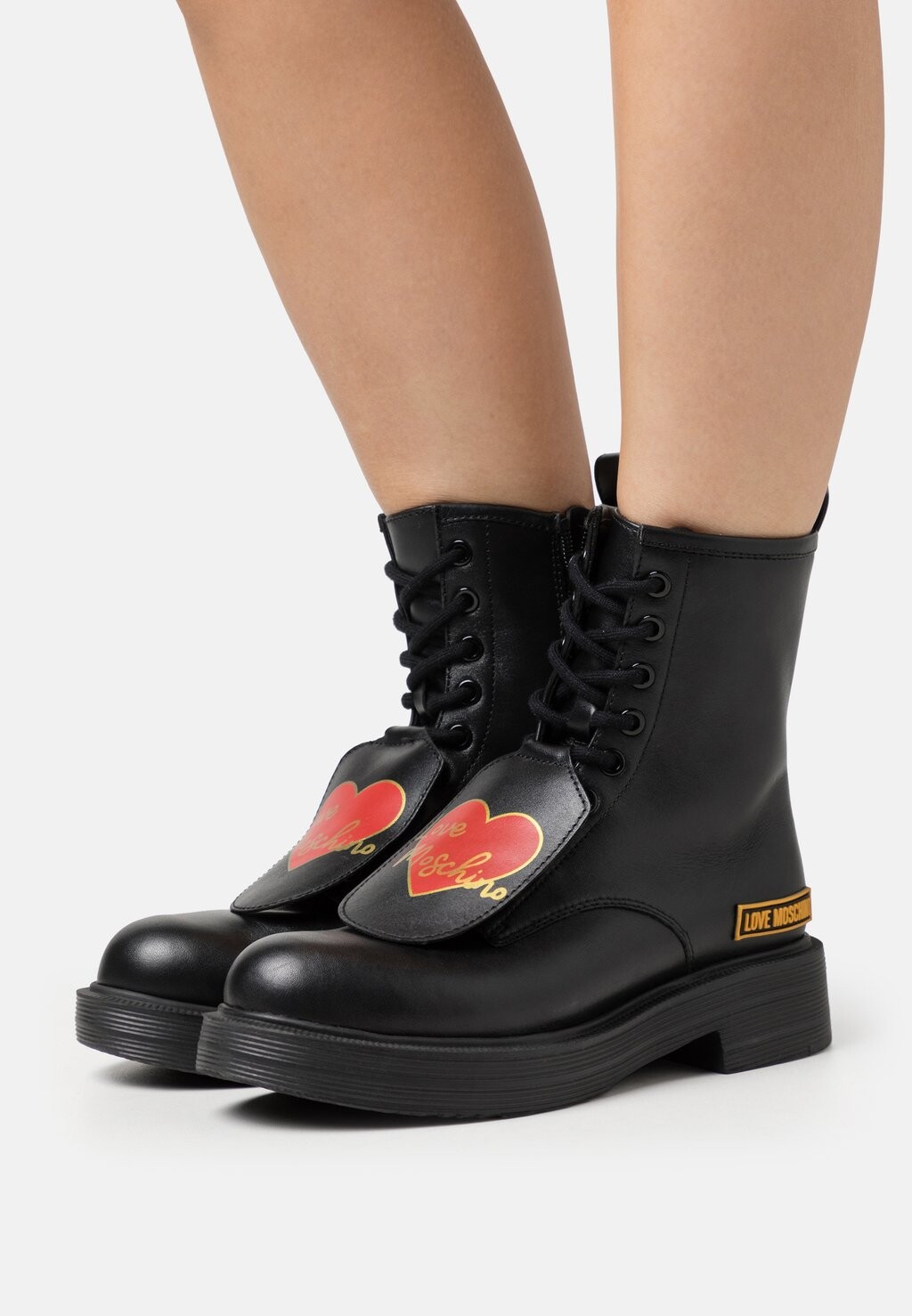 

Ботильоны на платформе Love Moschino, черный