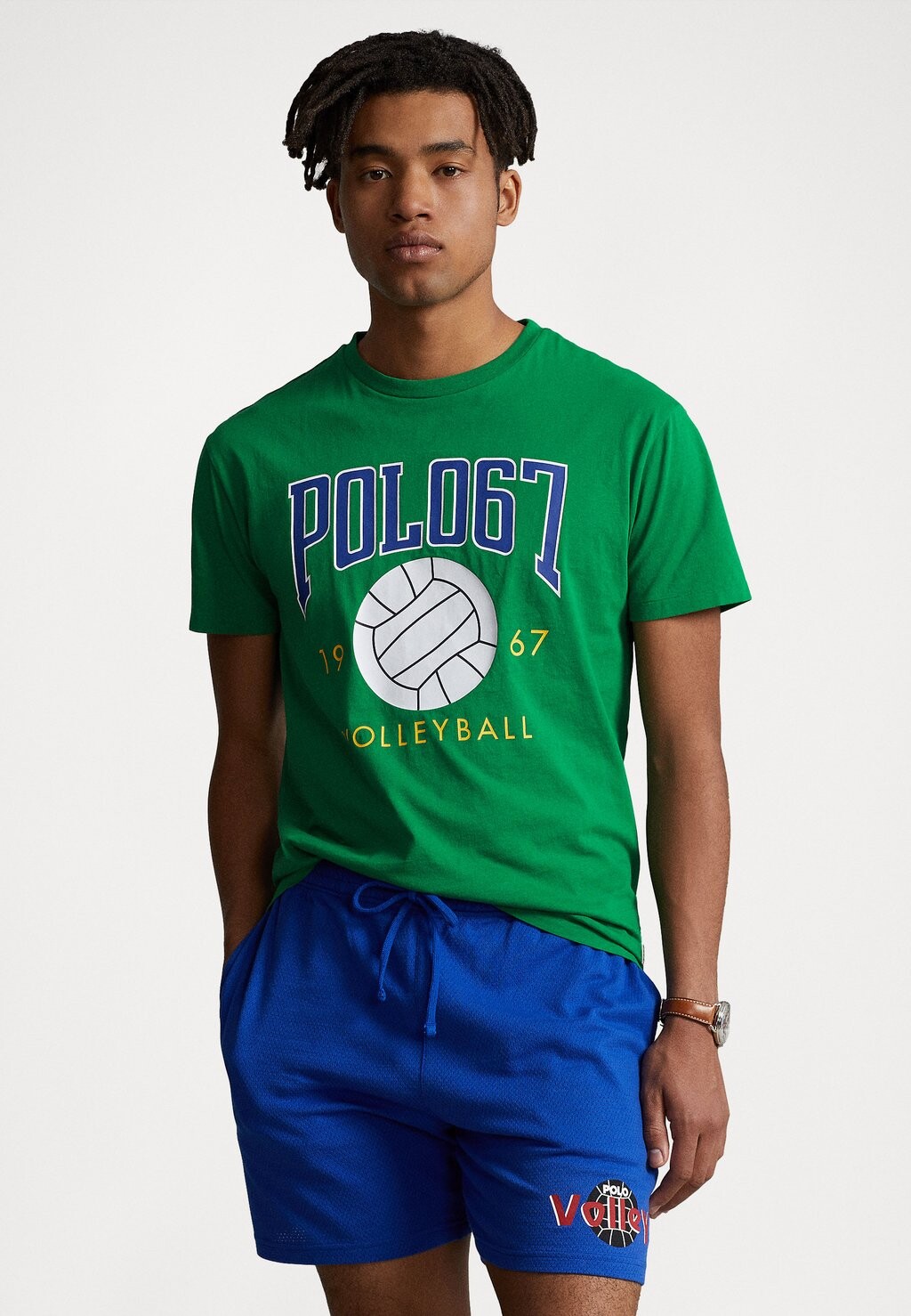 

Футболка с принтом Polo Ralph Lauren, зеленый